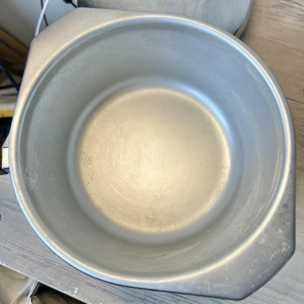 Vintage Presto PC 2 QT‎ Aluminum Saucepan Double Boiler Steamer Insert Set USA